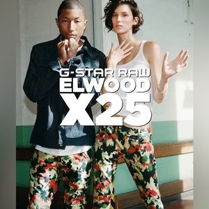 G-Star x Pharrell Williams 3D Camo jeans EUC 33